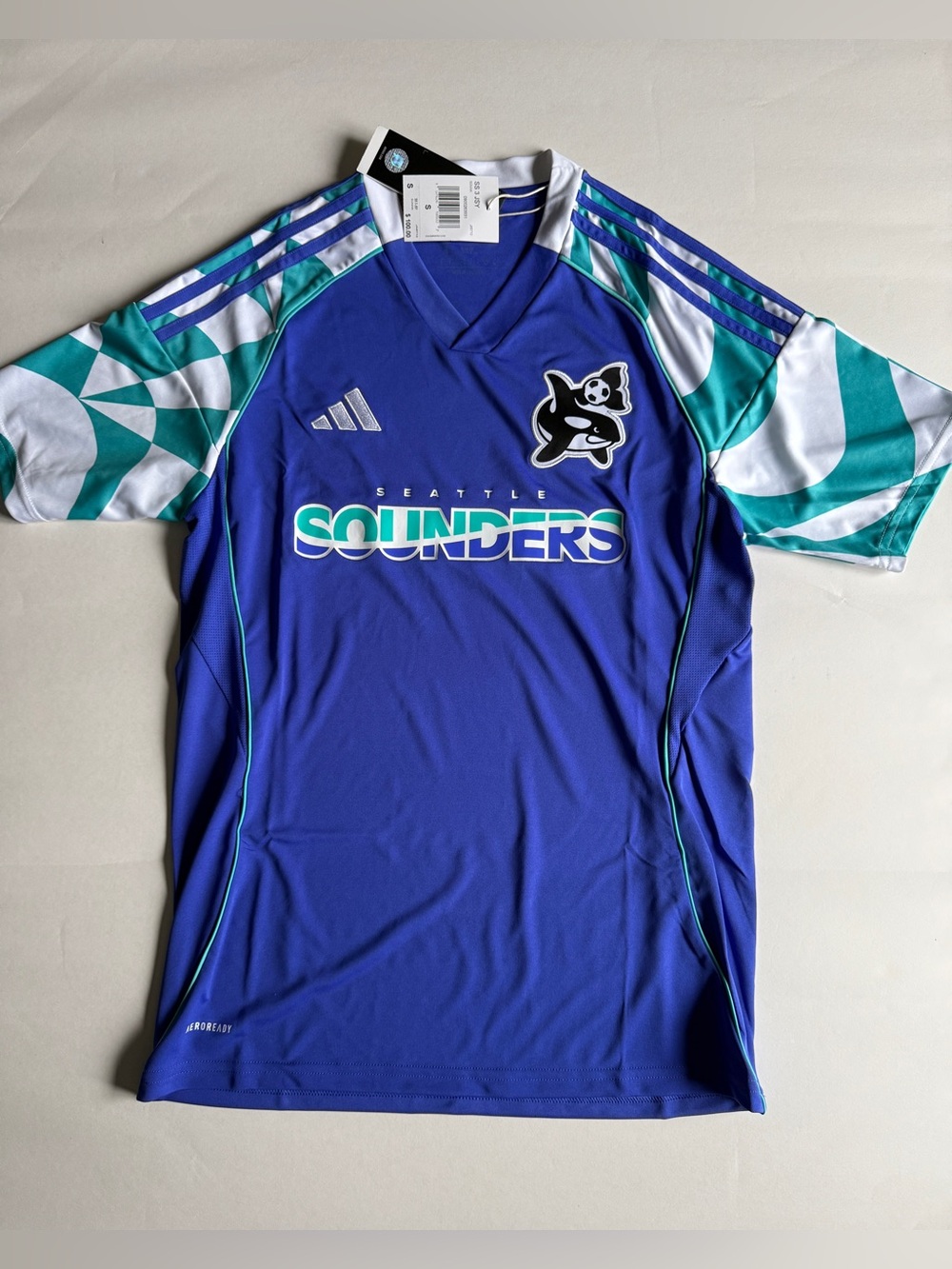 adidas [S] Seattle Sounders FC “Orca Kit”2025/26 Stadium 3rd Jersey Blue JX87